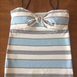 Tommy Bahama Blue & White Stripe Tank Top